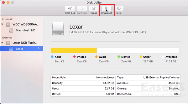 Formode fortvivlelse Flad Solved: USB Flash Drive Not Showing Up Mac [10 Fixes] - EaseUS