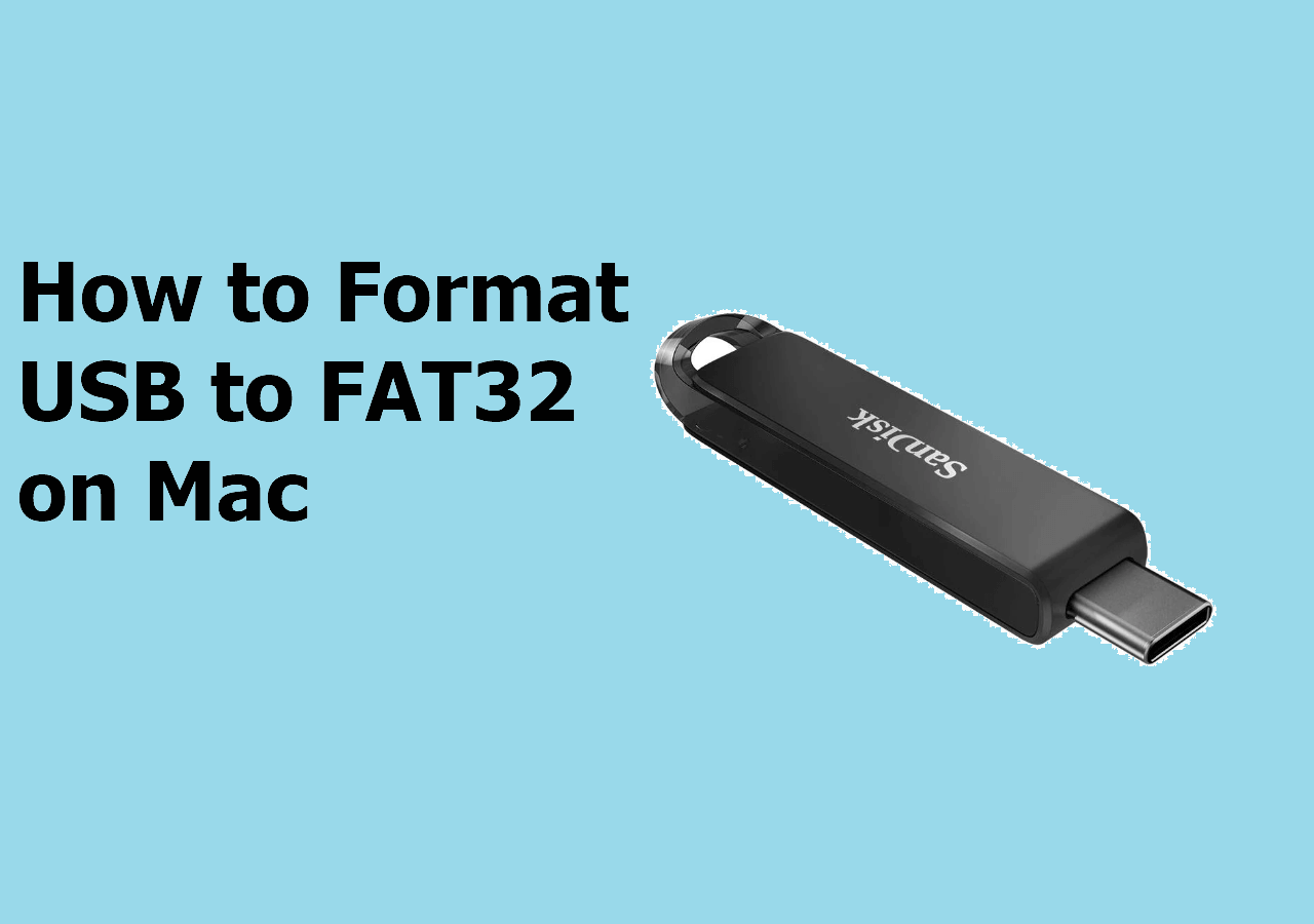 to Format USB Flash Drive to FAT32 on Mac - EaseUS