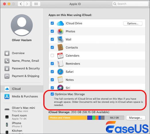 icloud Speicher optimieren
