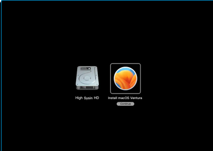 macOS Ventura installieren