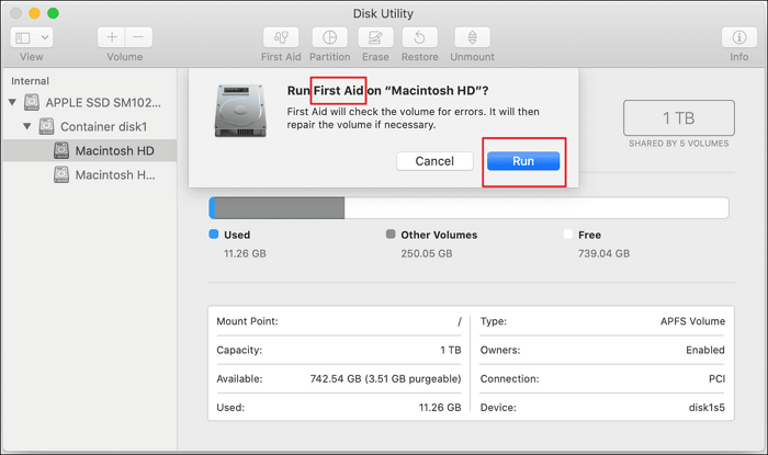 Disk Utility Mac Erste Hilfe