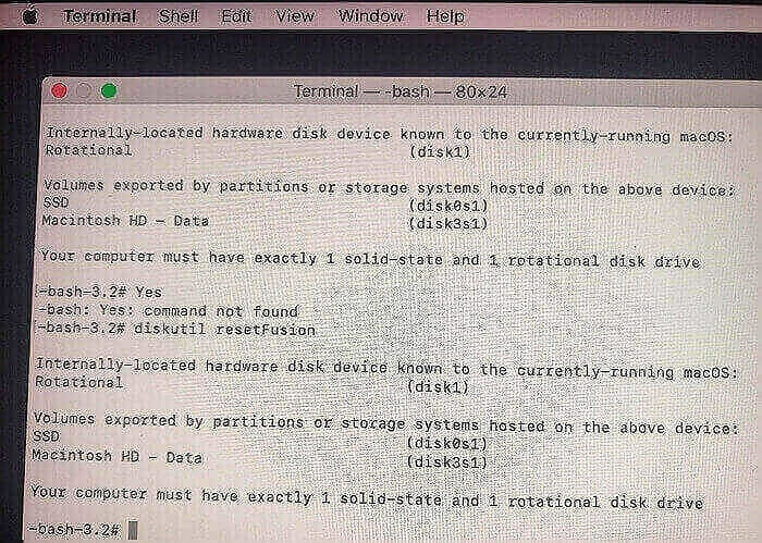 「Disktil Reset Fusion」を入力してください