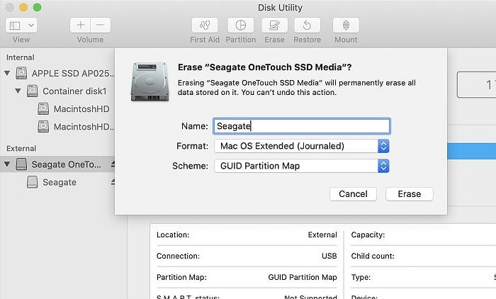 APFS kontra Mac OS Extended