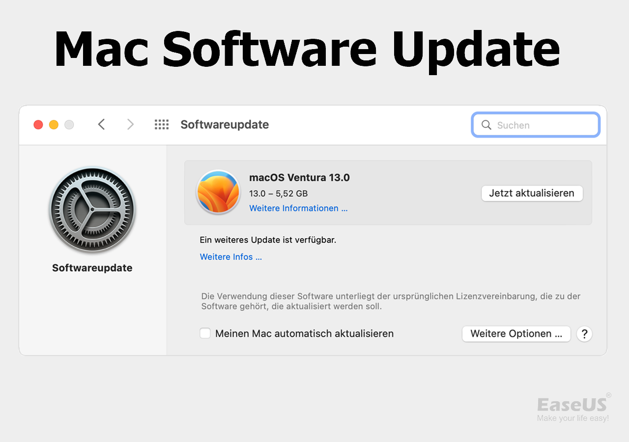 Mac Software Update How to Update macOS and Software EaseUS