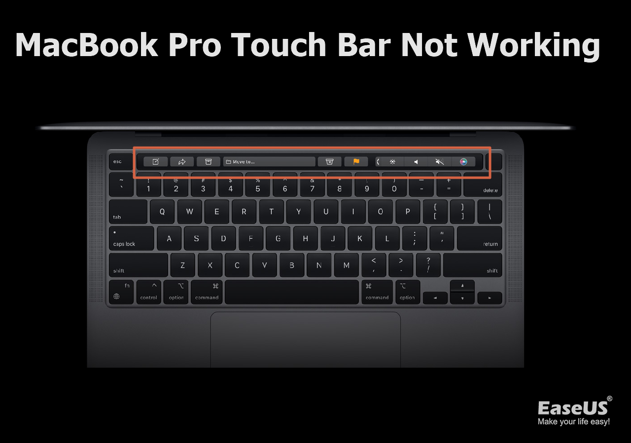 MacBook Pro Touch Bar Not Working [Full Solutions in 2024] - EaseUS