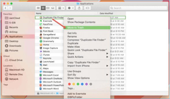 comment supprimer app sur macbook