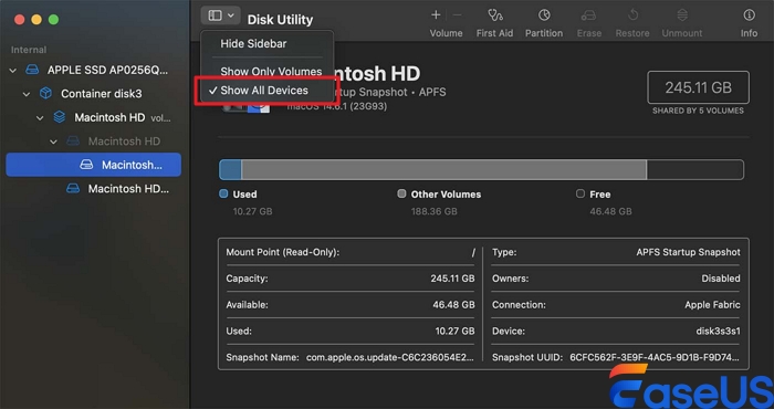 jetzt Laufwerk löschen