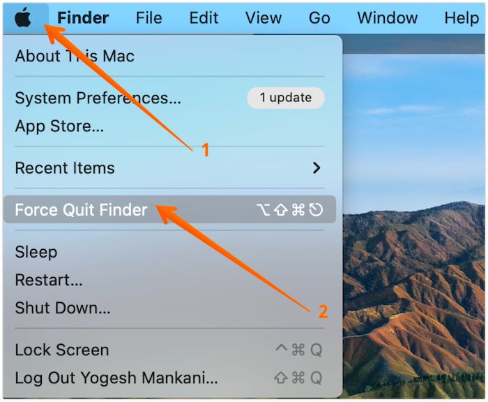 Macでの強制終了