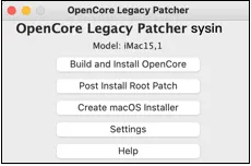 Wählen Sie, um OpenCore zu erstellen und zu installieren