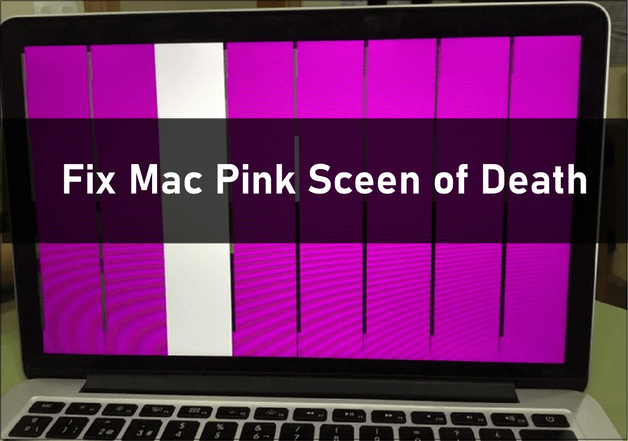 laptop screen turning pink