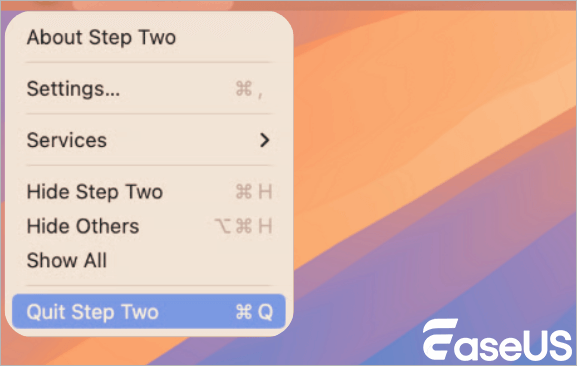 Desativar extensões da barra de menu