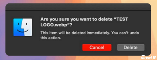 Mac omzeilt de prullenbak
