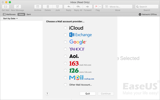 mac mail exchange sync period