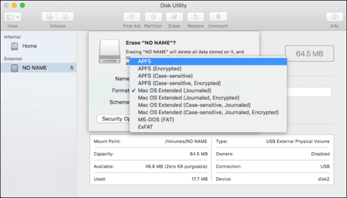 disk utility mac file system check exit code is 8