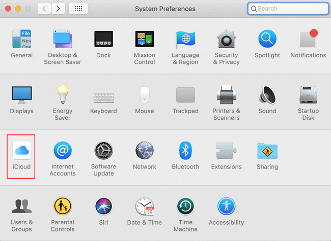 icloud anklicken