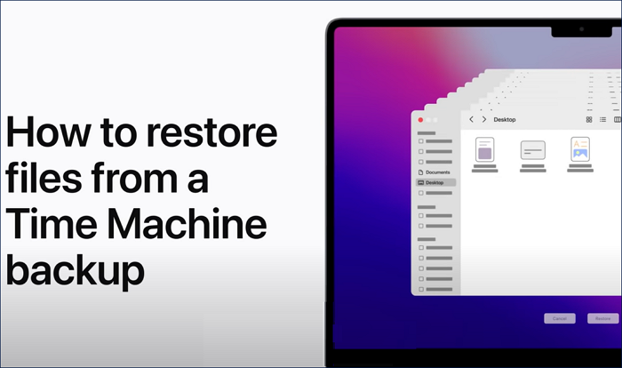 ripristinare un elemento specifico da un backup di Time Machine