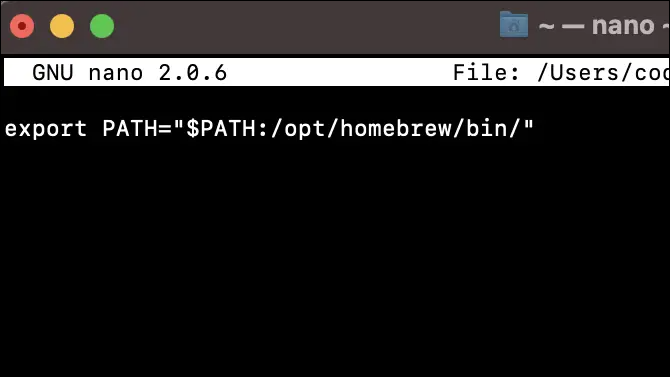 Mac Path Zsh Befehl