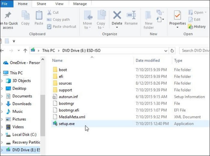 Doppelklicken Sie auf die Setupexe-Datei