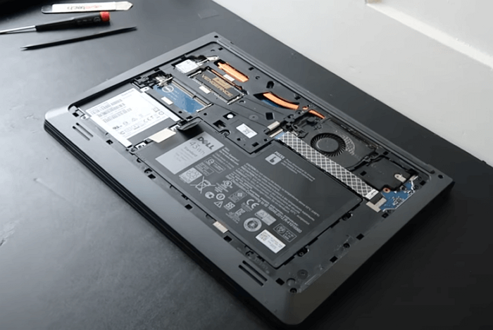 remove disk from broken laptop