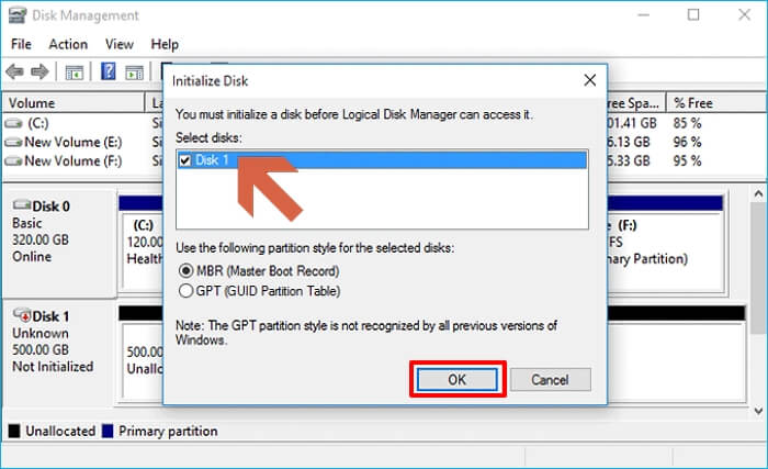 Quick&Easy: Initializing an SSD in Windows 10/8/7
