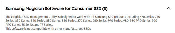 Controlla la compatibilità dell'SSD