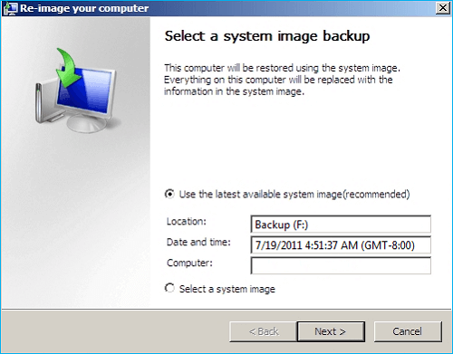 transférer le disque c vers un nouveau ssd en utilisant l'utilitaire windows-3