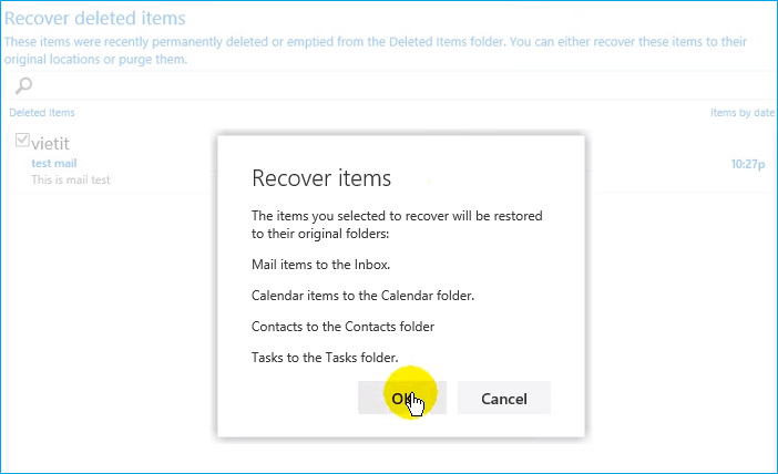 outlook 2013 recover deleted items from server