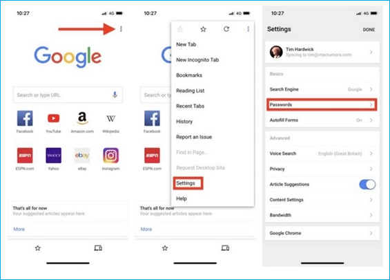 Para dispositivos Android e iOS