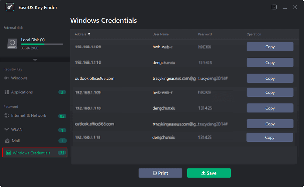 Salve e faça backup das senhas do navegador do Windows ou das credenciais do Windows no novo PC.