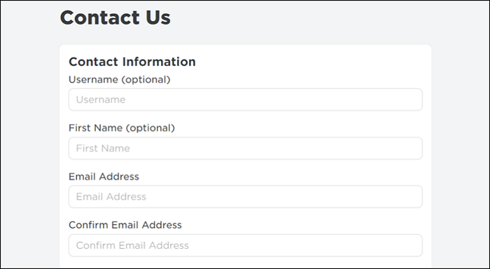 Kontaktinformationen bereitstellen
