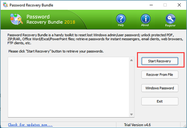 find windows live mail password with password recovery bundle