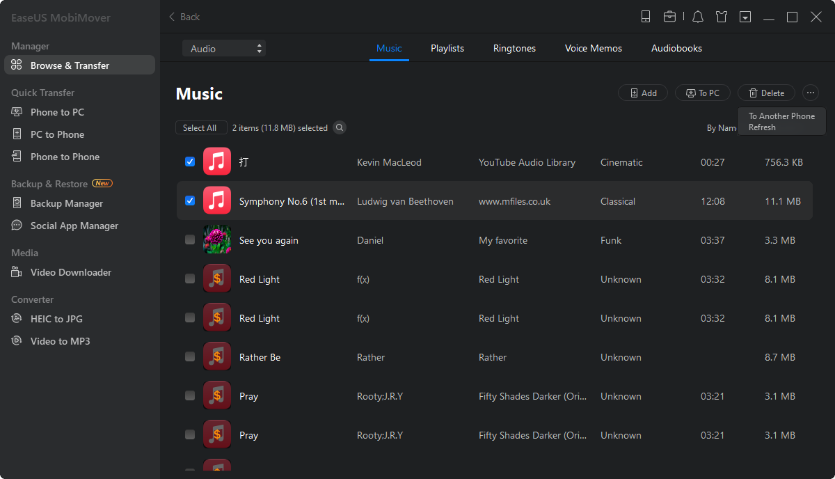 Musik vom PC auf iPhone 8 übertragen - Schritt 2