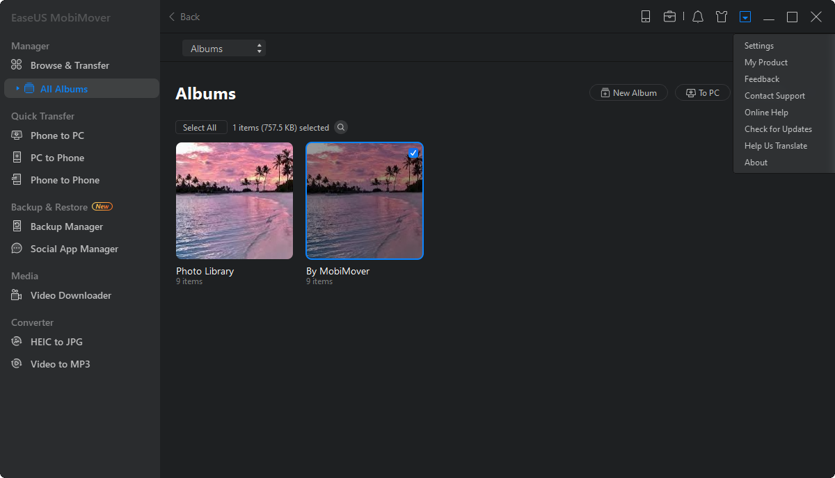 How To Transfer Photo Albums From Iphone Ipad To Pc Easeus