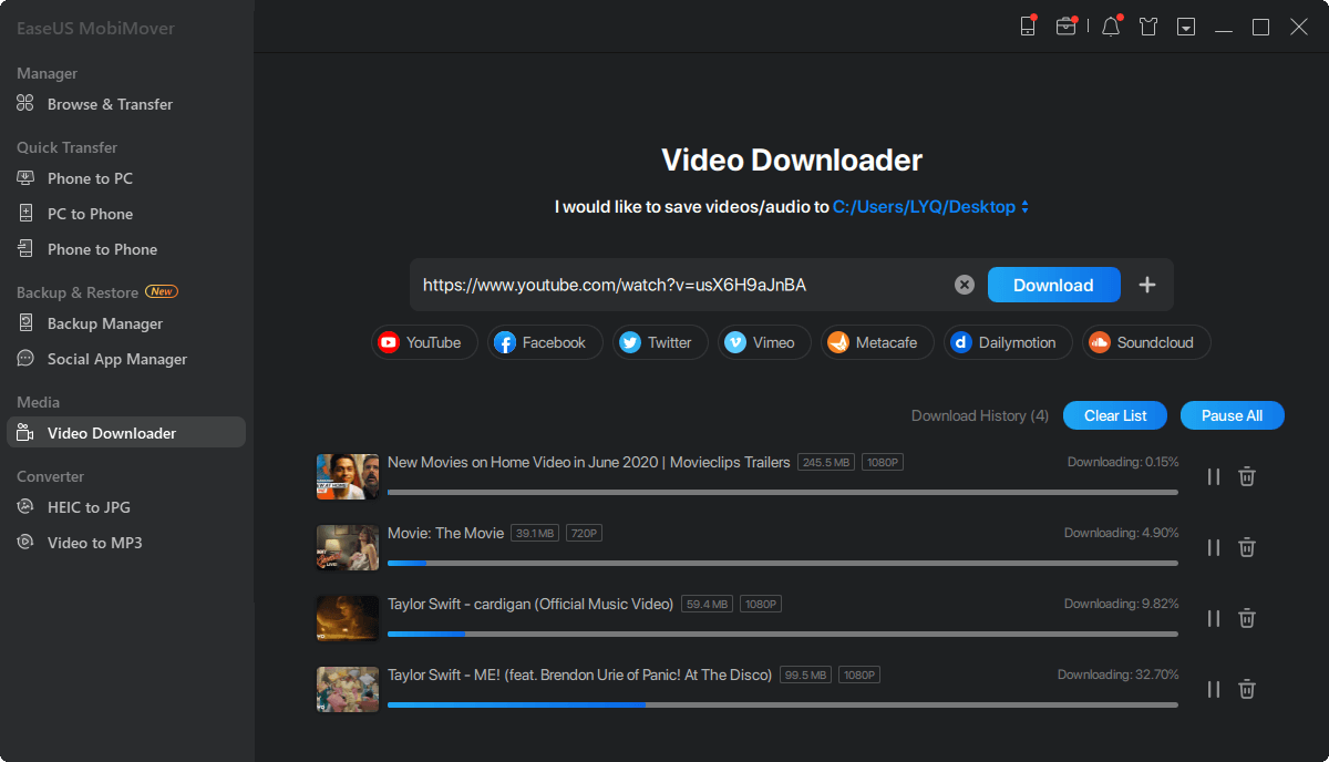 download Dailymotion-video's naar de computer - Stap 2