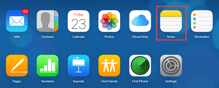 access iphone notes on pc