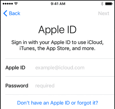Login apple id How to