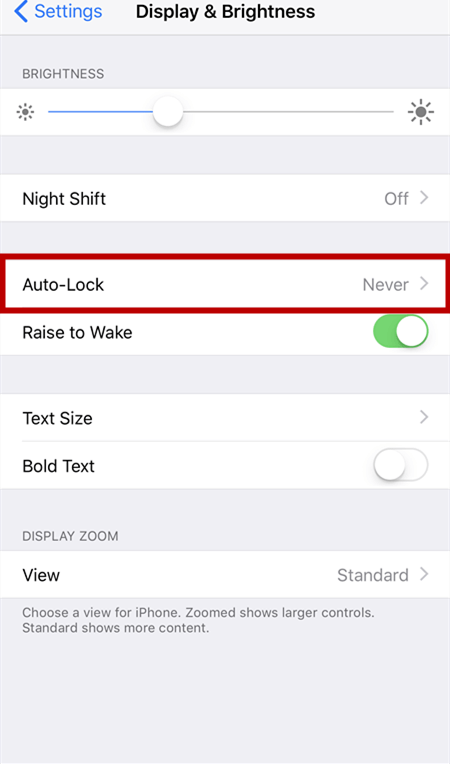 iphone sleep mode settings
