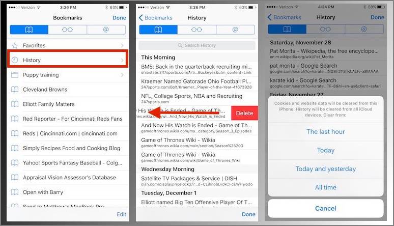How to Clear History on iPhone 8 and iPhone 8 Plus for Free - EaseUS