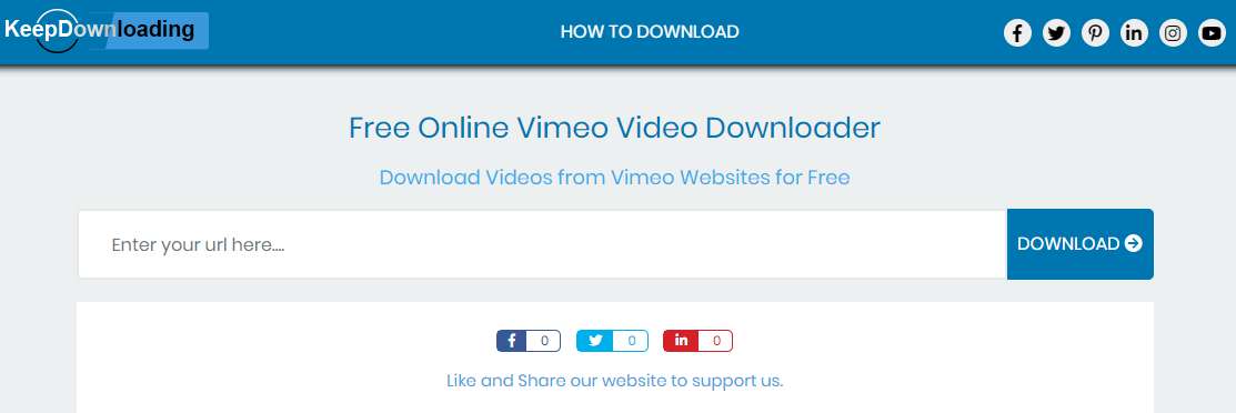 Download vimeo video