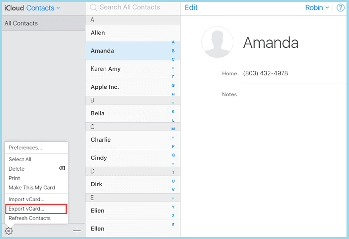 how to import csv contacts to iphone