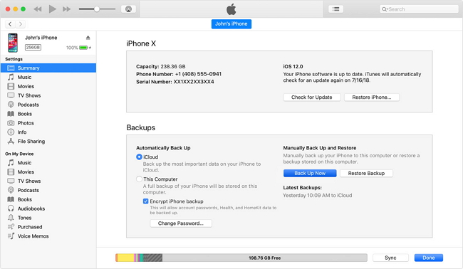 Recuperar dados do iPhone