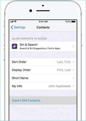 How To Import Contacts From Sim Card To Iphone 8 8 Plus X Easeus