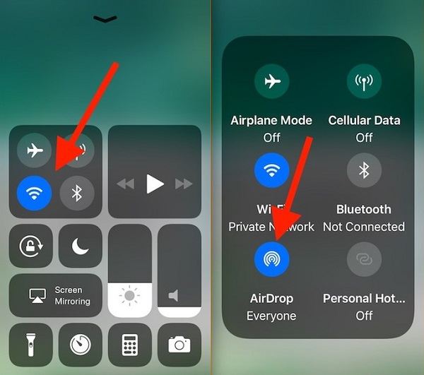 [Detailed Guide]How to Turn On AirDrop on Mac/iPhone 8/iPhone X in iOS