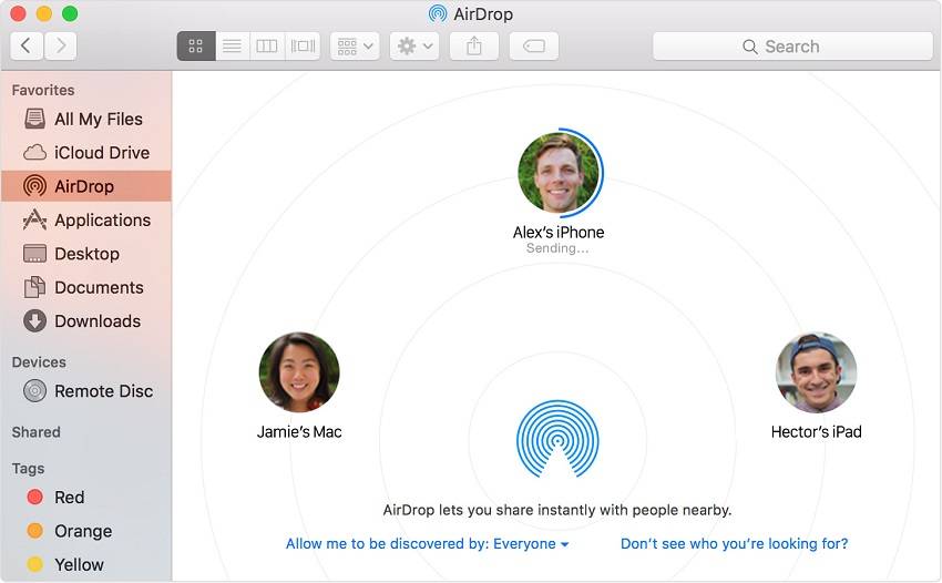 How to transfer photos from Mac to iPhone via AirDrop