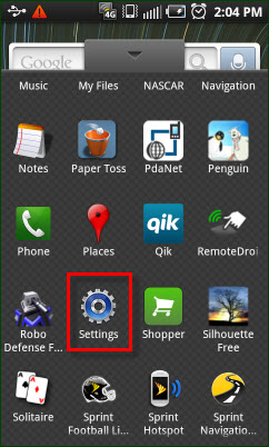 ativar recursos desconhecidos