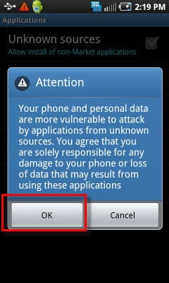 ativar recursos desconhecidos