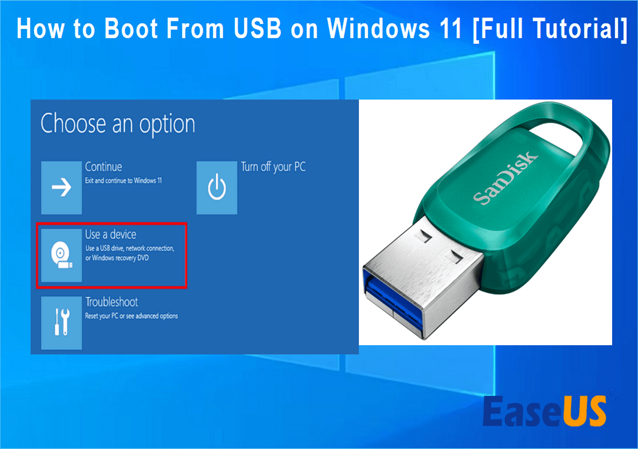 Beginner's Guide] Install and Run Windows 11 on a USB - EaseUS