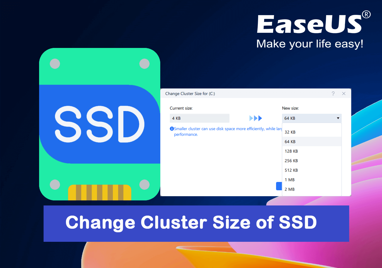 Uredelighed Socialisme fordel How to Change SSD Cluster Size? 2023 Best Guide - EaseUS
