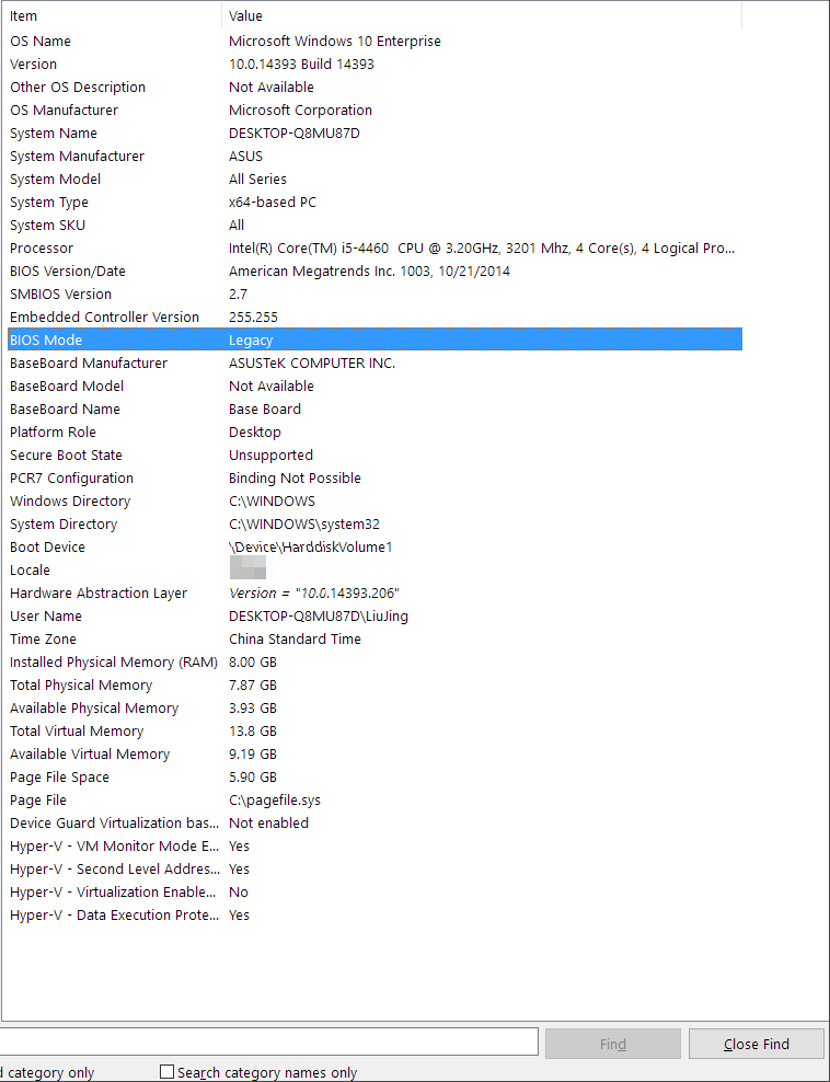 check if Windows is using UEFI