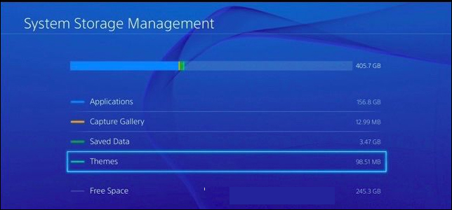 den Speicherstatus der ps4 überprüfen